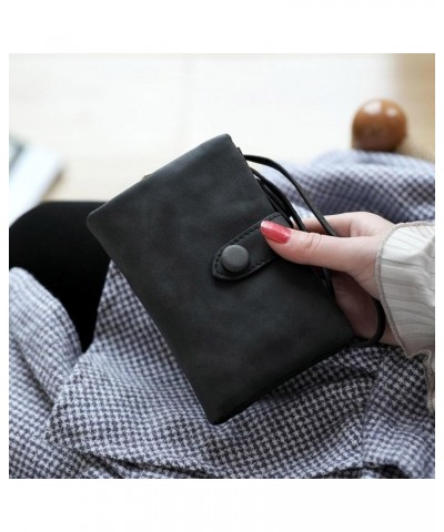 Leather Wallet Large Capacity PU Leather Bifold Wallet/Credit Card Holder for Men Women Ladies Clutch Bags Coin Wallets black...