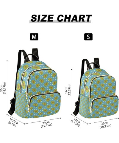 Mini Backpack Purse for Women Lightweight Girls Small Size Avocado Blue Polka Dot School Teens College Traveling Small $14.52...