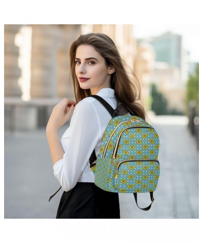 Mini Backpack Purse for Women Lightweight Girls Small Size Avocado Blue Polka Dot School Teens College Traveling Small $14.52...