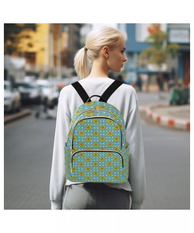 Mini Backpack Purse for Women Lightweight Girls Small Size Avocado Blue Polka Dot School Teens College Traveling Small $14.52...