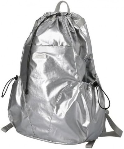 Aero String Backpack 4Colors Black Beige Cream Silver Bag $32.21 Backpacks