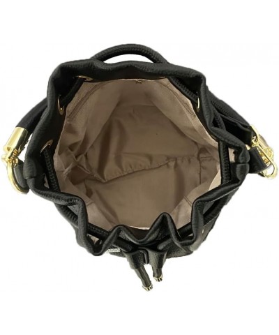 The Bucket Bags and Purses For Women Small Drawstring Handbags Hobo Purse Black 1 $11.42 Hobo Bags