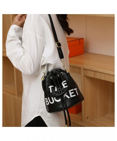 The Bucket Bags and Purses For Women Small Drawstring Handbags Hobo Purse Black 1 $11.42 Hobo Bags