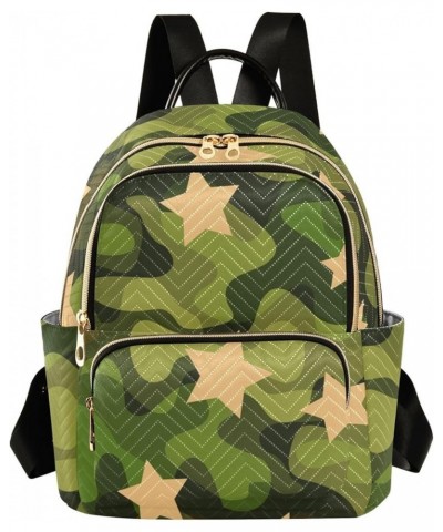 Backpack Purse for Women Trendy Fashion Camouflage, Mini Fashion Backpack Army Camouflage Lightweight Casual Daypack Shoulder...