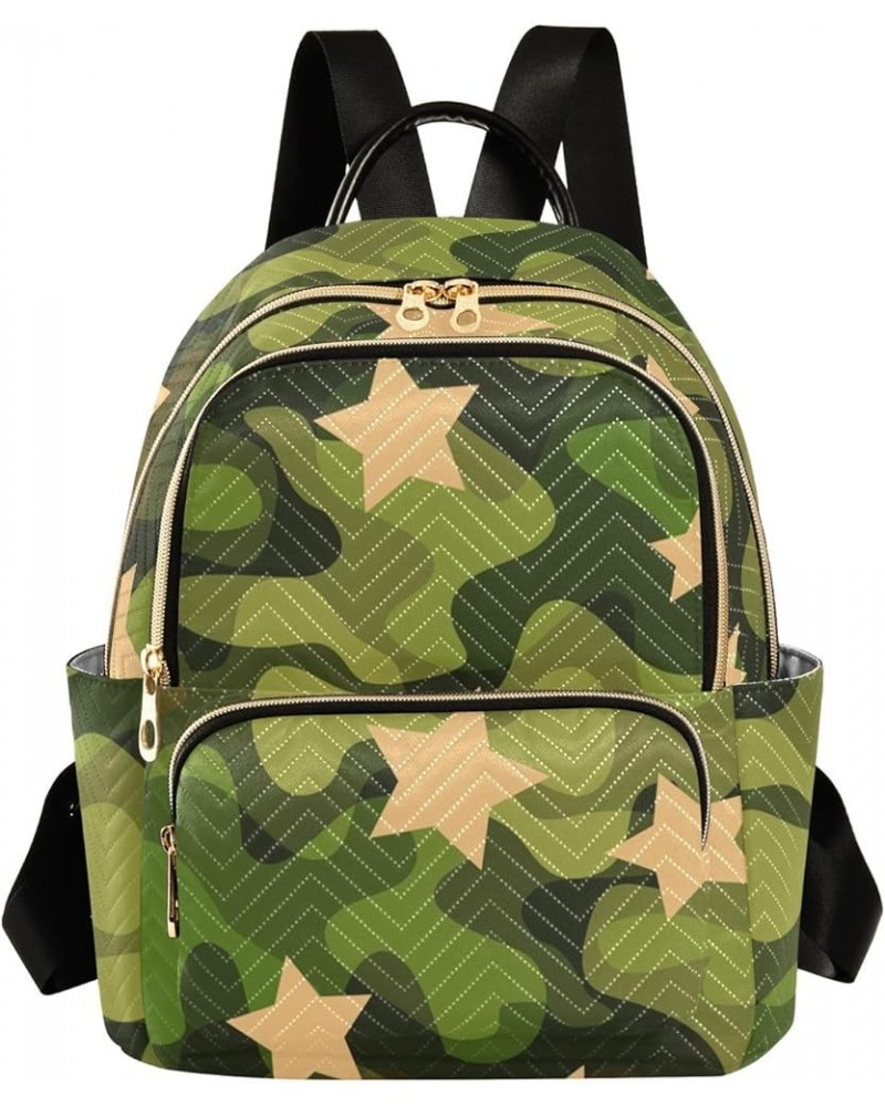 Backpack Purse for Women Trendy Fashion Camouflage, Mini Fashion Backpack Army Camouflage Lightweight Casual Daypack Shoulder...