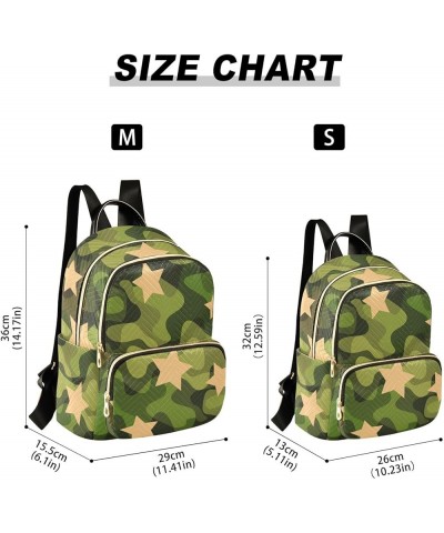 Backpack Purse for Women Trendy Fashion Camouflage, Mini Fashion Backpack Army Camouflage Lightweight Casual Daypack Shoulder...