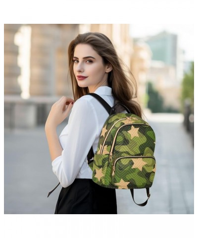 Backpack Purse for Women Trendy Fashion Camouflage, Mini Fashion Backpack Army Camouflage Lightweight Casual Daypack Shoulder...