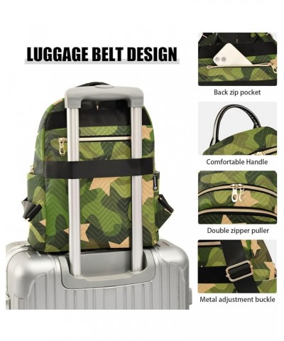 Backpack Purse for Women Trendy Fashion Camouflage, Mini Fashion Backpack Army Camouflage Lightweight Casual Daypack Shoulder...