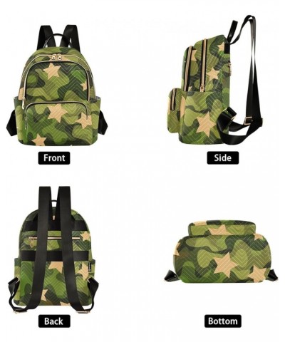 Backpack Purse for Women Trendy Fashion Camouflage, Mini Fashion Backpack Army Camouflage Lightweight Casual Daypack Shoulder...