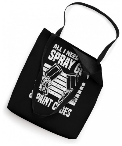 Spray Gun & Paint Codes - Car Painter Auto Body Painter Tote Bag $11.72 Totes