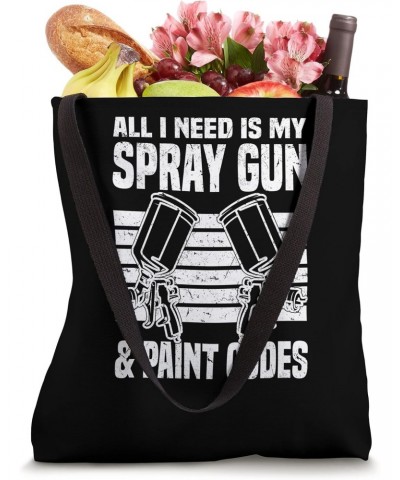 Spray Gun & Paint Codes - Car Painter Auto Body Painter Tote Bag $11.72 Totes