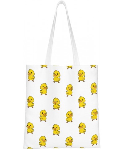 Kitten Calico Icon Guitar Ukulele Single Shoulder Fashion Canvas Tote Shopping Bags Handbags For Men And Women Little Yellow ...