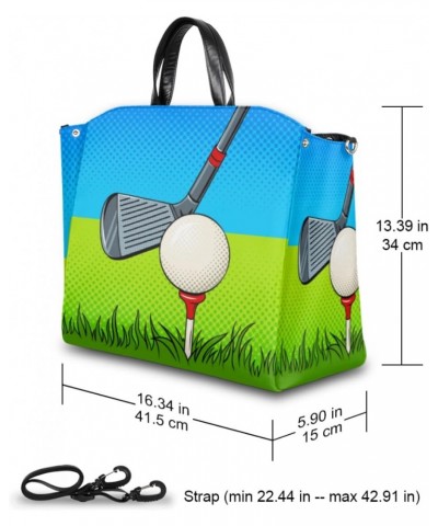 Golf Large Tote Bag for Women Travel Should Bag Big Oversized Totes Waterproof Crossbody Tote Bag with Adjustable Strap for W...