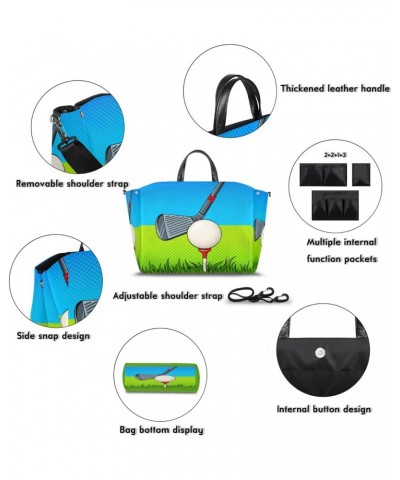 Golf Large Tote Bag for Women Travel Should Bag Big Oversized Totes Waterproof Crossbody Tote Bag with Adjustable Strap for W...