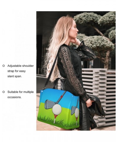 Golf Large Tote Bag for Women Travel Should Bag Big Oversized Totes Waterproof Crossbody Tote Bag with Adjustable Strap for W...