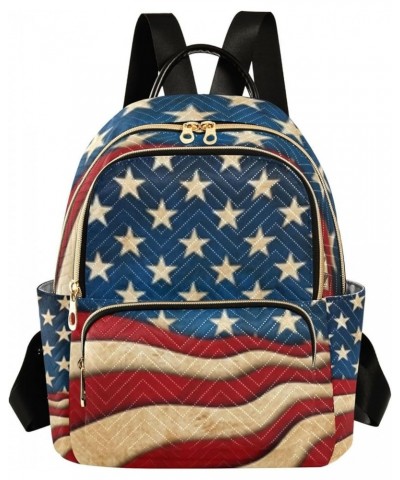 4th of July Women Backpack American Stars Cool Flag Fireworks Eagle Stars and Stripes Cute Anti-Theft Travel Backpack Lightwe...