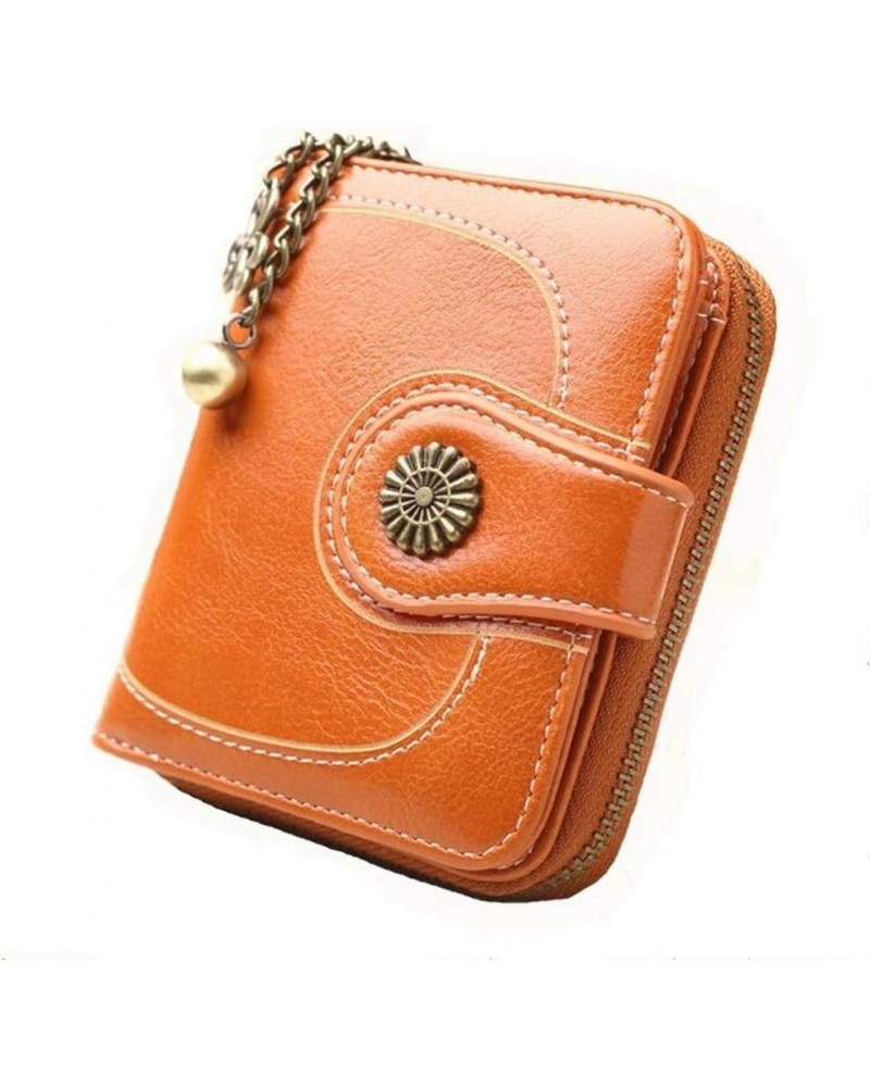 Aismile Women's Leather PU Wallets Long RFID Blocking Credit Card Holder Ladies Female Purse with Zipper Buckle Elegant Clutc...