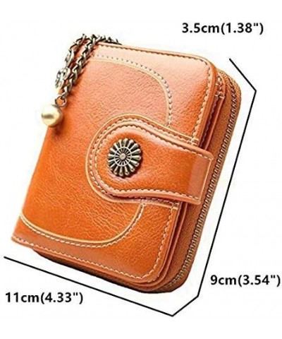 Aismile Women's Leather PU Wallets Long RFID Blocking Credit Card Holder Ladies Female Purse with Zipper Buckle Elegant Clutc...