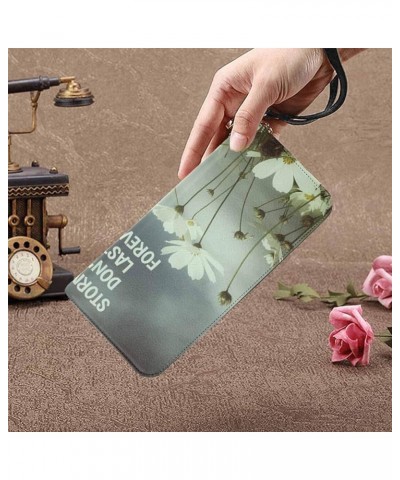 Funny Inspiration Motivational Quotes Womens Clutch Wallet Large Wristlet Zipper Clutch Large Travel Purse Design 8 $21.58 Cl...