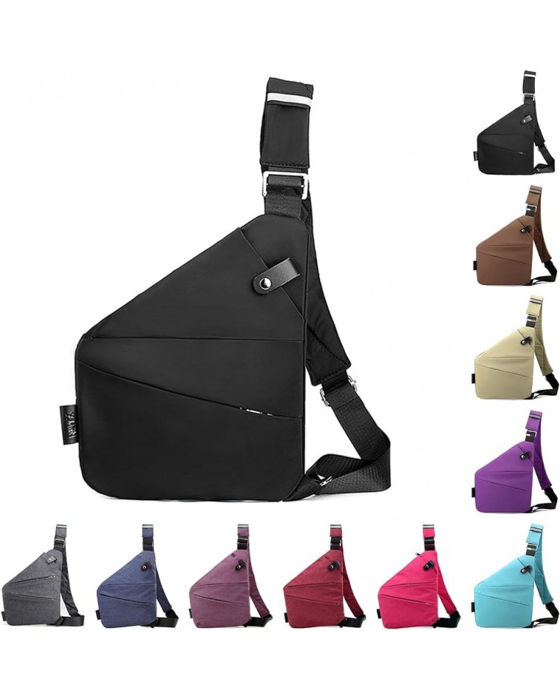 Wander Plus Anti Theft Bag: Travel Purses Anti Theft Crossbody Bags for Women, Slim Sling Bag Cross Body Travel Bag J $16.19 ...