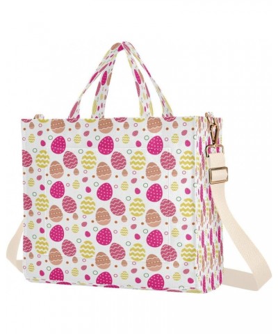 Mini Easter Egg Women's Tote Bag Satchel Handbag with Adjustable Shoulder Strap for Work College Travel,S $11.97 Totes