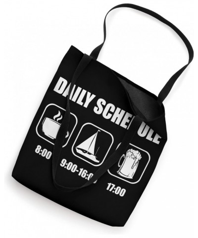 Sailing Sail Boating Anchor - Daily Schedule Sailboat Sailor Tote Bag $11.00 Totes