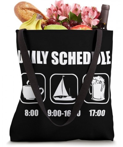 Sailing Sail Boating Anchor - Daily Schedule Sailboat Sailor Tote Bag $11.00 Totes