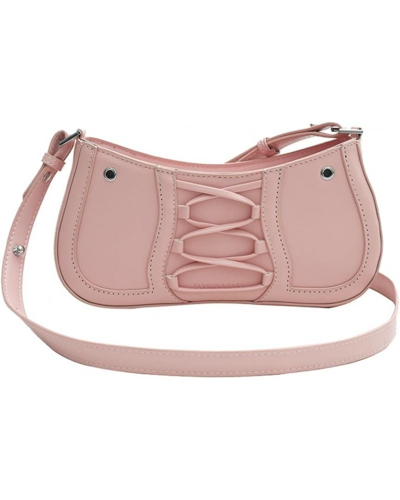 Cute Shoulder Bags for Women Soft PU Leather Purse Trendy Underarm Bag Small Hobo Tote Handbag with Zipper Closure Pink $15.9...