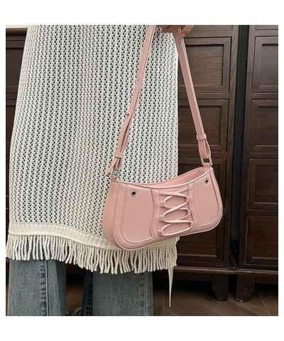 Cute Shoulder Bags for Women Soft PU Leather Purse Trendy Underarm Bag Small Hobo Tote Handbag with Zipper Closure Pink $15.9...