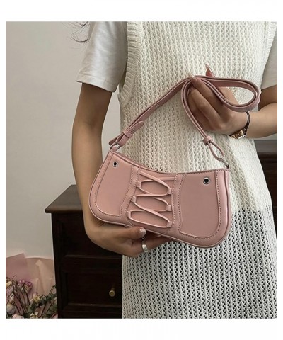 Cute Shoulder Bags for Women Soft PU Leather Purse Trendy Underarm Bag Small Hobo Tote Handbag with Zipper Closure Pink $15.9...