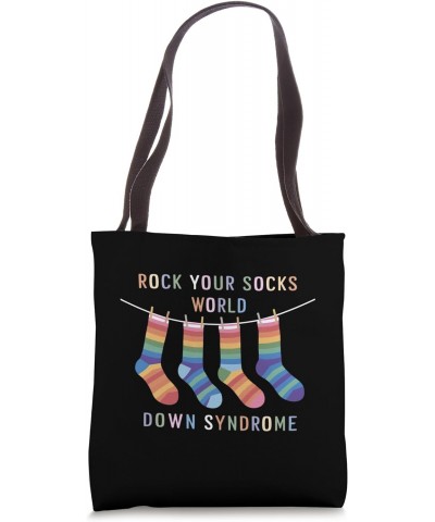 World Down Syndrome Day Rock Your Socks Awareness T Tote Bag $12.00 Totes