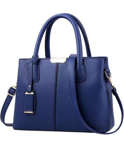 Handbag For Women Roomy Fashion Womens Handbags Ladies Purse Satchel Shoulder Bags Tote Leather Bag Tote Bag Dark Blue $15.22...