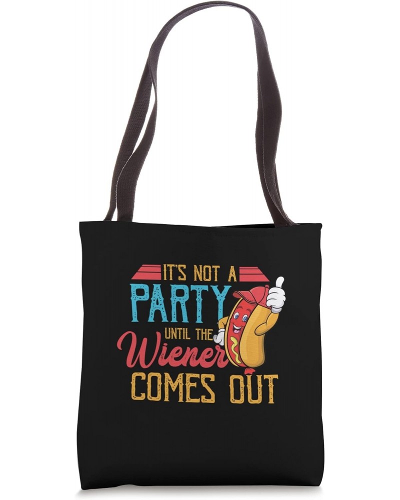 It's Not A Wiener Party Humor Funny Wiener Tote Bag $11.04 Totes