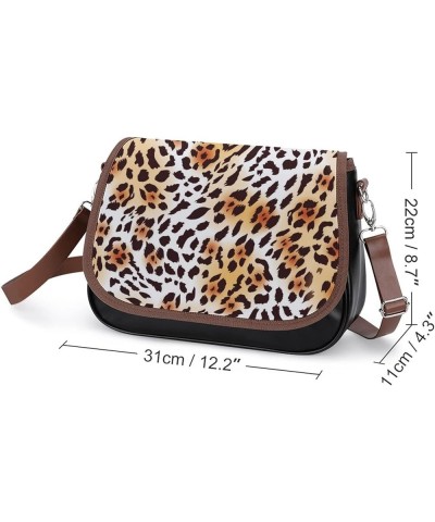 Fashion Crossbody Bags Women's Shoulder Bags Classic City Leather Satchels Hobo Bags Lion Deep Sleep Color6 $19.68 Hobo Bags