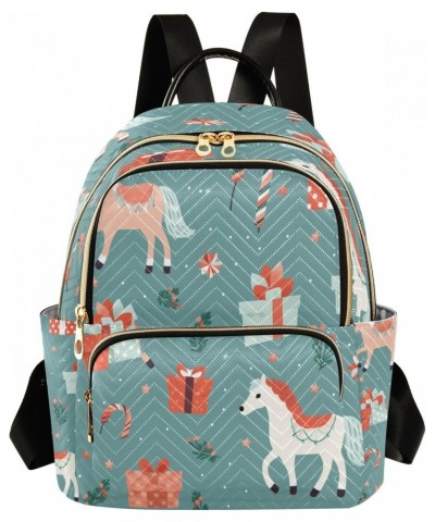 Cartoon Horse Women Backpack Purse Travel Daypack Shoulder Bag $20.29 Backpacks