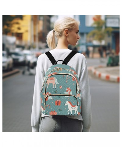 Cartoon Horse Women Backpack Purse Travel Daypack Shoulder Bag $20.29 Backpacks