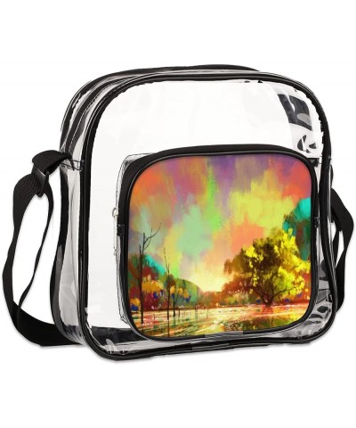 Clear Crossbody Bag Gift for Women-Clear Bag for Concerts,Sporting Event,Party,Festivals Multi8 $11.83 Crossbody Bags