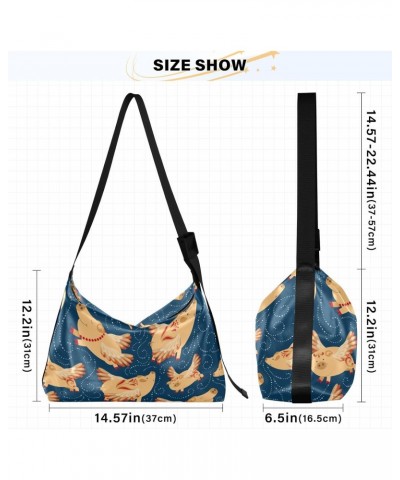 Sling Bags Crossbody Flying Pigs in A Dark Blue Sky Boys Large Sling Bag Men Sling Bags Crossbody $19.46 Hobo Bags