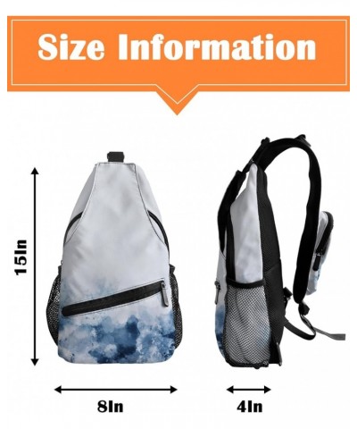 Sling Bag Crossbody Sling Backpack Waterproof Chest Bag Daypack Shoulder Bag for Hiking Walking Travel Geometryplr2811 $15.15...