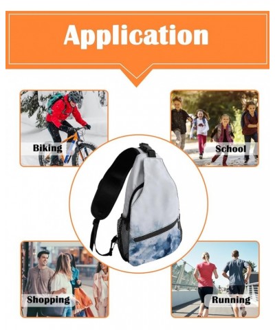 Sling Bag Crossbody Sling Backpack Waterproof Chest Bag Daypack Shoulder Bag for Hiking Walking Travel Geometryplr2811 $15.15...