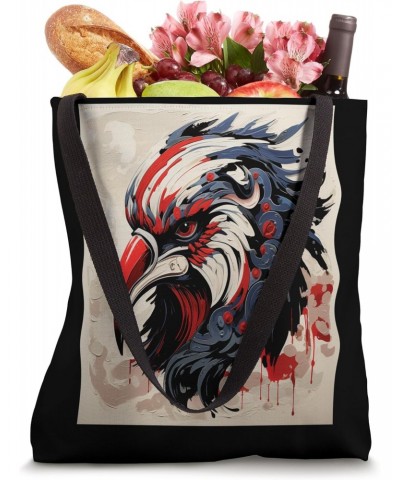 Japanese Art Woodblock Art Print Kabuki Mask Crow Emotions A Tote Bag $15.25 Totes