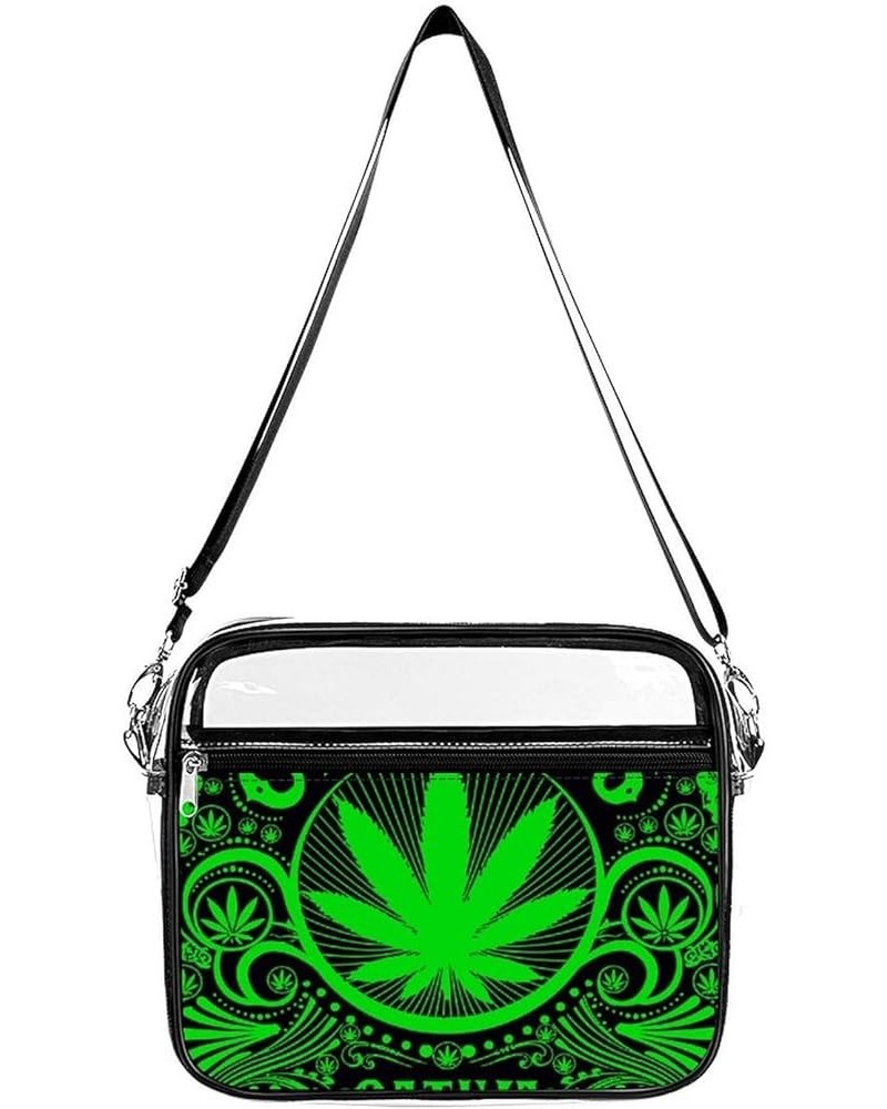 Clear Bag Stadium Approved, Clear Crossbody Purse Crossbody Purse Bag for Concert Festival Pattern (514) $14.20 Shoulder Bags