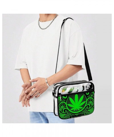 Clear Bag Stadium Approved, Clear Crossbody Purse Crossbody Purse Bag for Concert Festival Pattern (514) $14.20 Shoulder Bags