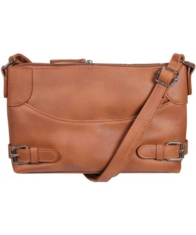 BWR002 Vism Small Dome Crossbody Bag- Brown $11.65 Crossbody Bags