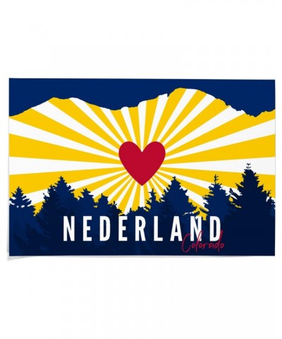 36x54 Inch Giclee Print, Nederland, Colorado, Heart and Treeline Mountains $47.69 Totes