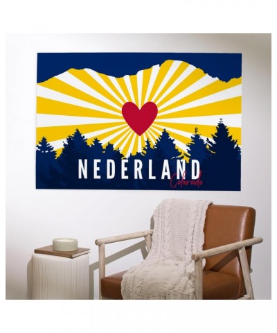 36x54 Inch Giclee Print, Nederland, Colorado, Heart and Treeline Mountains $47.69 Totes