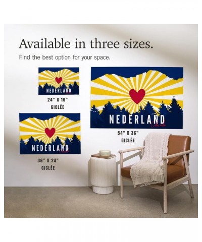 36x54 Inch Giclee Print, Nederland, Colorado, Heart and Treeline Mountains $47.69 Totes