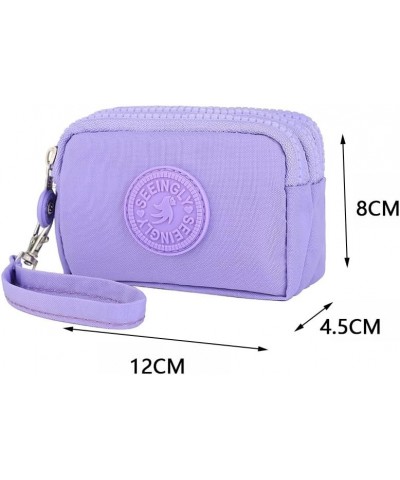 Coin Purse With Zipper Mini Change Wallet for Women Coin Pocket Mini Money Wallet for Women Credit Card (Pink) Khaki $12.38 W...