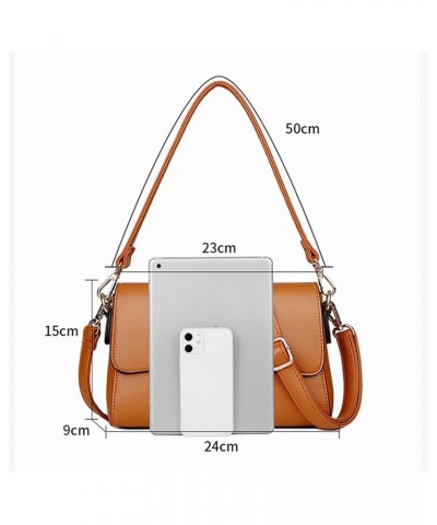 Ladies Messenger Bags Crossbody Bags for Women PU Leather Messenger Bag Large Capacity Shoulder Bag Grey $21.12 Shoulder Bags