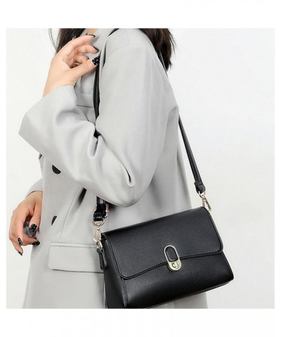 Ladies Messenger Bags Crossbody Bags for Women PU Leather Messenger Bag Large Capacity Shoulder Bag Grey $21.12 Shoulder Bags